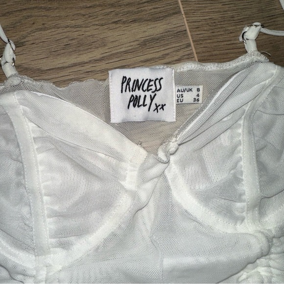 NWOT Princess Polly Shine Bright Crop Top - Picture 4 of 4